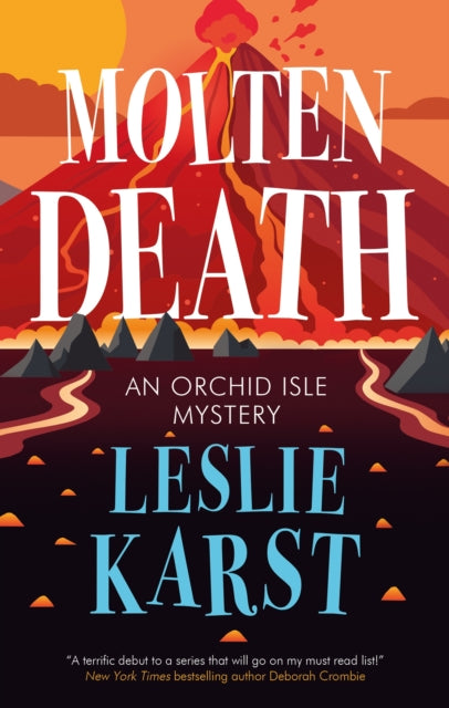Book cover of: Molten Death. By: Leslie Karst