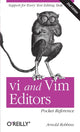 Book cover of: VI and VIM Editors Pocket Reference. By: Arnold Robbins