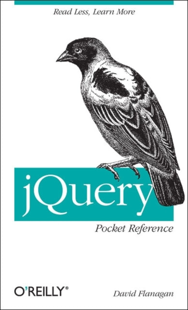 Book cover of: jQuery Pocket Reference