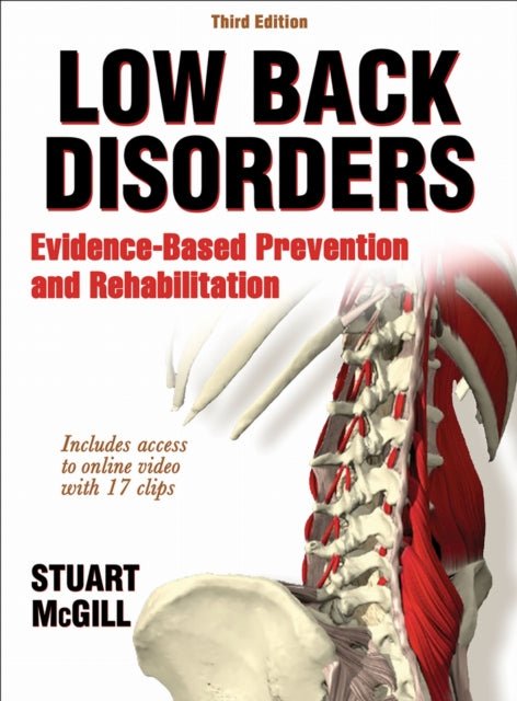 Book cover of: Low Back Disorders. By: Stuart McGill