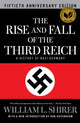 Book cover of: Rise and Fall of the Third Reich. By: William L. Shirer