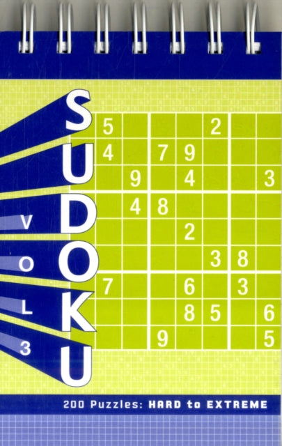 Book cover of: Sudoku Vol.3 Puzzle Pad: Hard