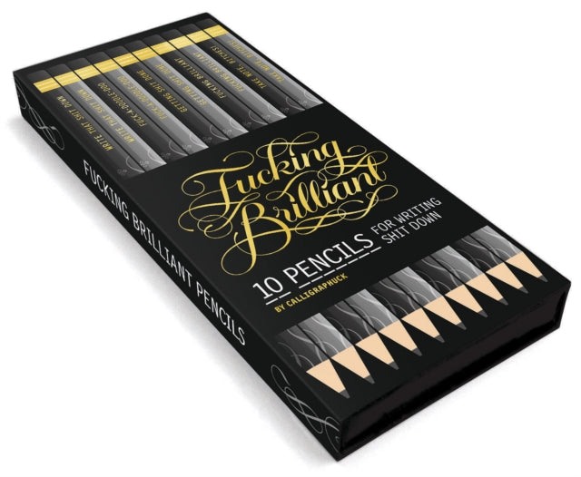 Fucking Brilliant Pencils 9781452144818 Calligraphuck