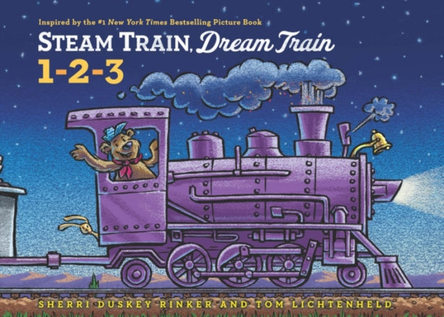 Book cover of: Steam Train, Dream Train Counting. By: Sherri Duskey Rinker