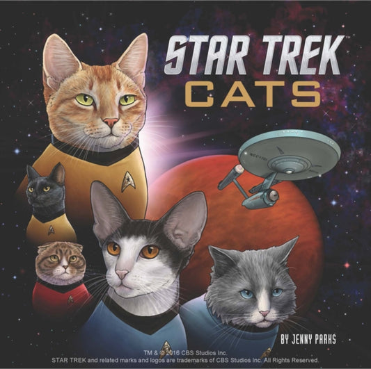 Book cover of: Star Trek Cats. By: Jenny Parks