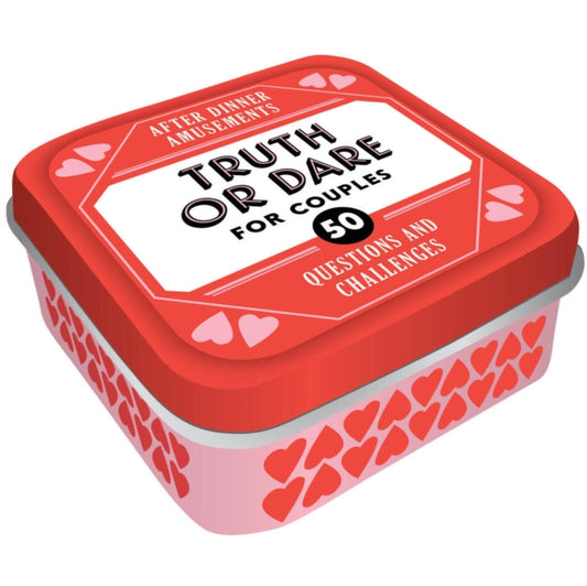Book cover of: After Dinner Amusements: Truth or Dare for Couples. By: Chronicle Books Staff