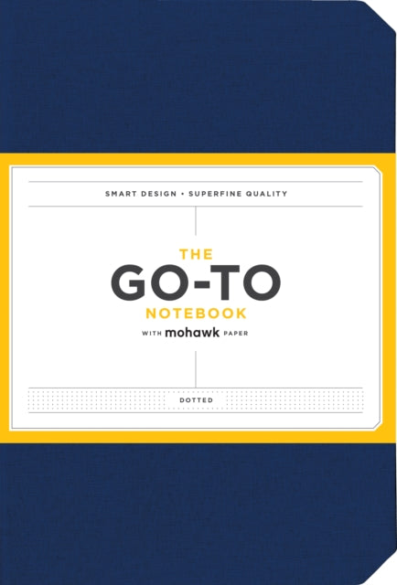 Book cover of: Go-To Notebook with Mohawk Paper, Midnight Blue Dotted