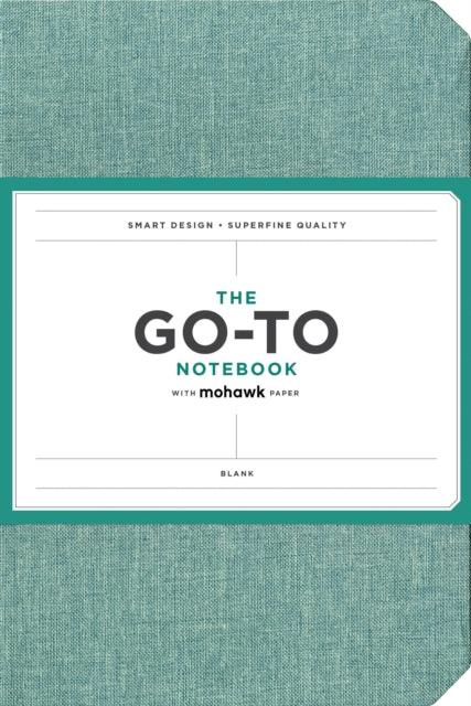 Book cover of: Go-To Notebook with Mohawk Paper, Sage Blue Blank