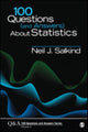 Book cover of: 100 Questions (and Answers) About Statistics. By: Neil J. Salkind