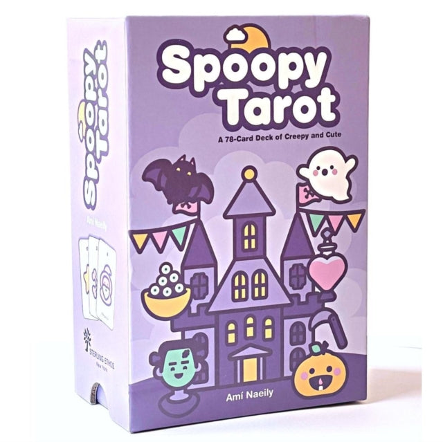 Book cover of: Spoopy Tarot Deck. By: Amí Naeily