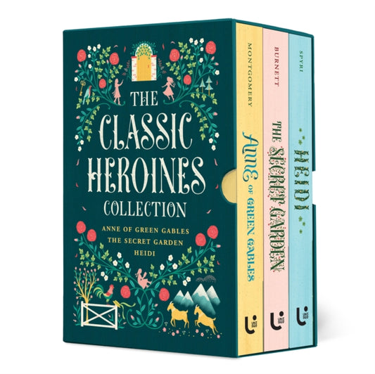 Classic Heroines Collection Boxed Set, Anne of Green Gables, Heidi, The Secret Garden 9781454958758 L. M. Montgomery