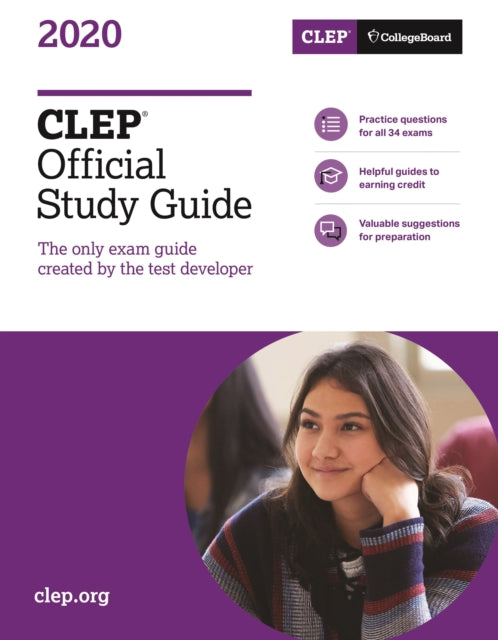 Book cover of: CLEP Official Study Guide 2020. By: College Entrance Examination Board