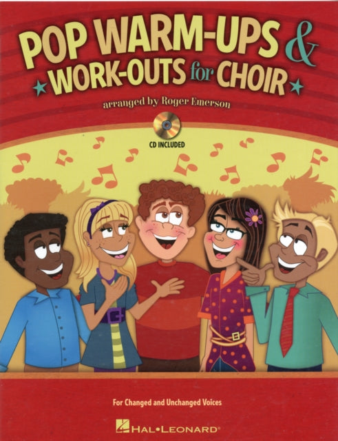 Book cover of: Pop Warm-ups & Work-outs for Choir. By: Roger Emerson