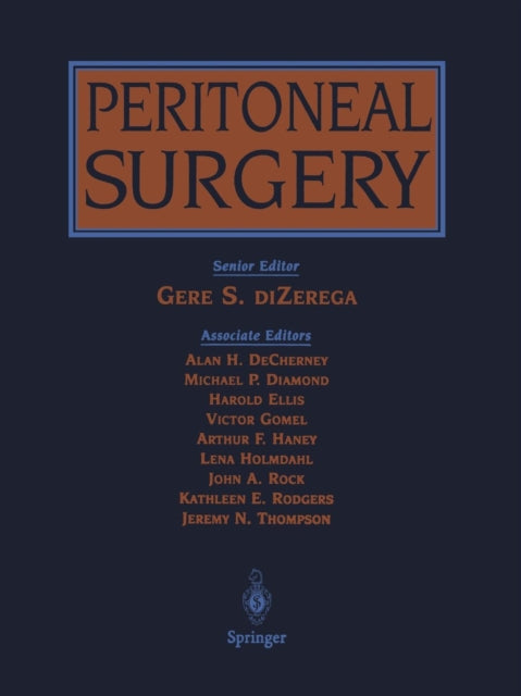 Book cover of: Peritoneal Surgery. By: Gere S. diZerega