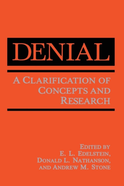 Book cover of: Denial. By: E. L. Edelstein