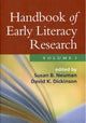 Book cover of: Handbook of Early Literacy Research, Volume 3