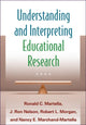 Book cover of: Understanding and Interpreting Educational Research. By: Ronald C. Martella
