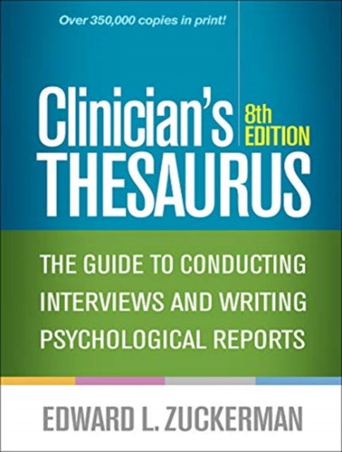 Book cover of: Clinician's Thesaurus, Eighth Edition. By: Edward L. Zuckerman