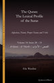 Book cover of: Quran. The Lexical Profile of the Suras. By: Elie Wardini