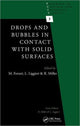 Book cover of: Drops and Bubbles in Contact with Solid Surfaces