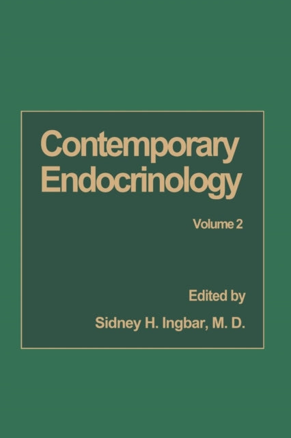 Book cover of: Contemporary Endocrinology. By: Sidney Ingbar