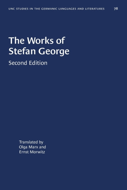 Book cover of: Works of Stefan George. By: Olga Marx