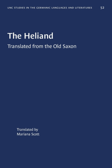Book cover of: Heliand. By: Mariana Scott