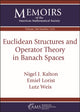 Book cover of: Euclidean Structures and Operator Theory in Banach Spaces. By: Nigel J. Kalton