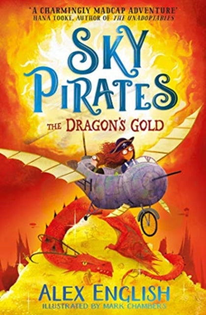 Book cover of: Sky Pirates: The Dragon's Gold. By: Alex English