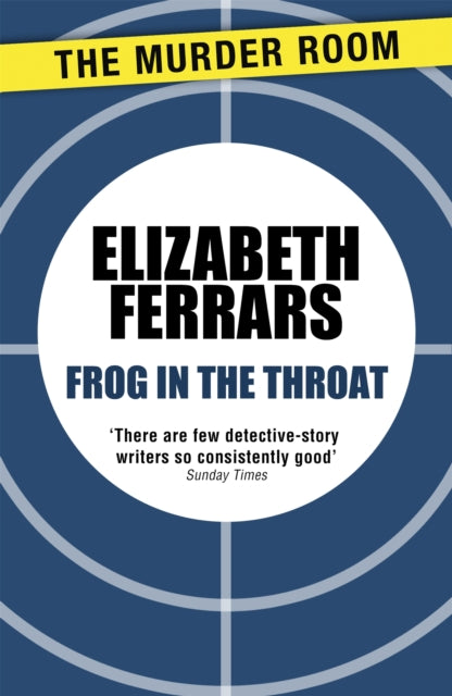 Book cover of: Frog in the Throat. By: Elizabeth Ferrars