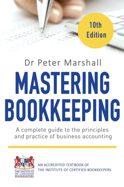 Book cover of: Mastering Bookkeeping, 10th Edition. By: Peter Marshall