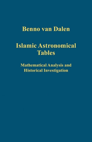Islamic Astronomical Tables