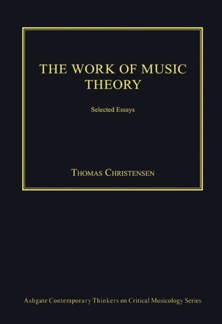 The Work of Music Theory