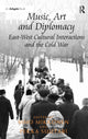 Book cover of: Music, Art and Diplomacy: East-West Cultural Interactions and the Cold War. By: Simo Mikkonen