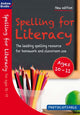 Book cover of: Spelling for Literacy for ages 10-11. By: Andrew Brodie