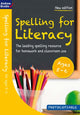 Book cover of: Spelling for Literacy for ages 5-6. By: Andrew Brodie