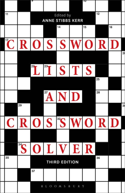 Book cover of: Crossword Lists and Crossword Solver. By: Anne Stibbs Kerr
