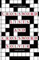 Book cover of: Crossword Lists and Crossword Solver. By: Anne Stibbs Kerr