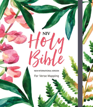 NIV Bible for Journalling and Verse-Mapping, Floral