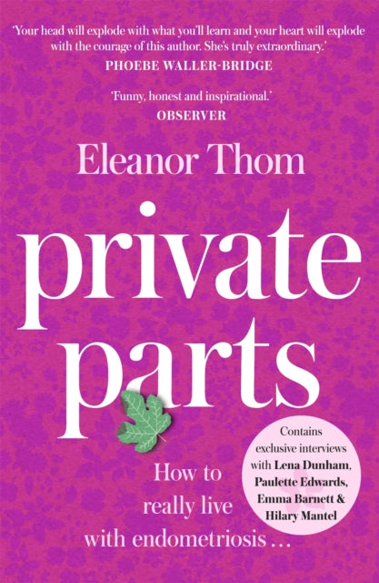 Book cover of: Private Parts. By: Eleanor Thom