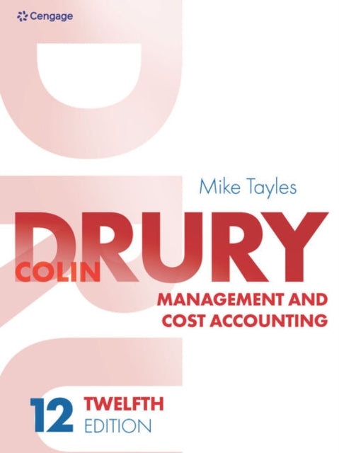 Management and Cost Accounting 9781473791244 Mike Tayles
