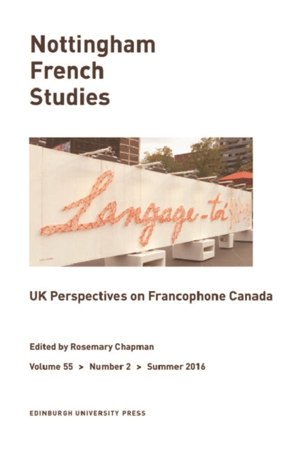Book cover of: UK Perspectives on Francophone Canada. By: Rosemary Anne Chapman