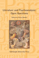 Book cover of: Literature and Psychoanalysis: Open Questions. By: Elissa Marder