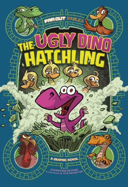 Book cover of: Ugly Dino Hatchling. By: Stephanie True Peters