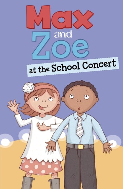 Book cover of: Max and Zoe at the School Concert. By: Shelley Swanson Sateren