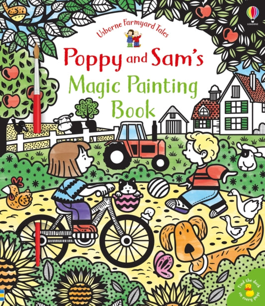 Book cover of: Poppy and Sam's Magic Painting Book. By: Sam Taplin