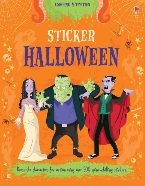 Book cover of: Sticker Halloween. By: Louie Stowell