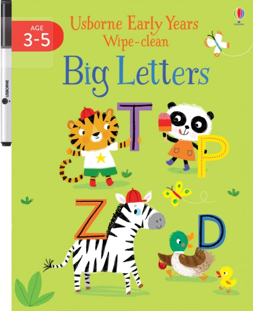 Book cover of: Early Years Wipe-Clean Big Letters. By: Jessica Greenwell