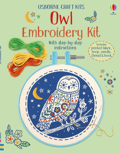 Book cover of: Embroidery Kit: Owl