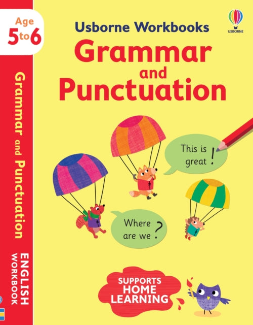 Book cover of: Usborne Workbooks Grammar and Punctuation 5-6